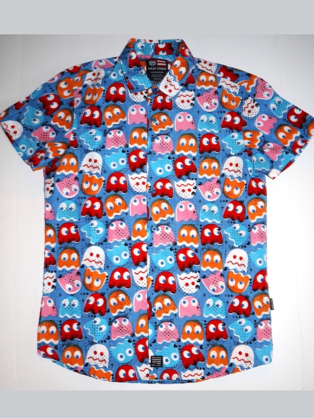 Phat Farm Pac-Man Button Down Shirt